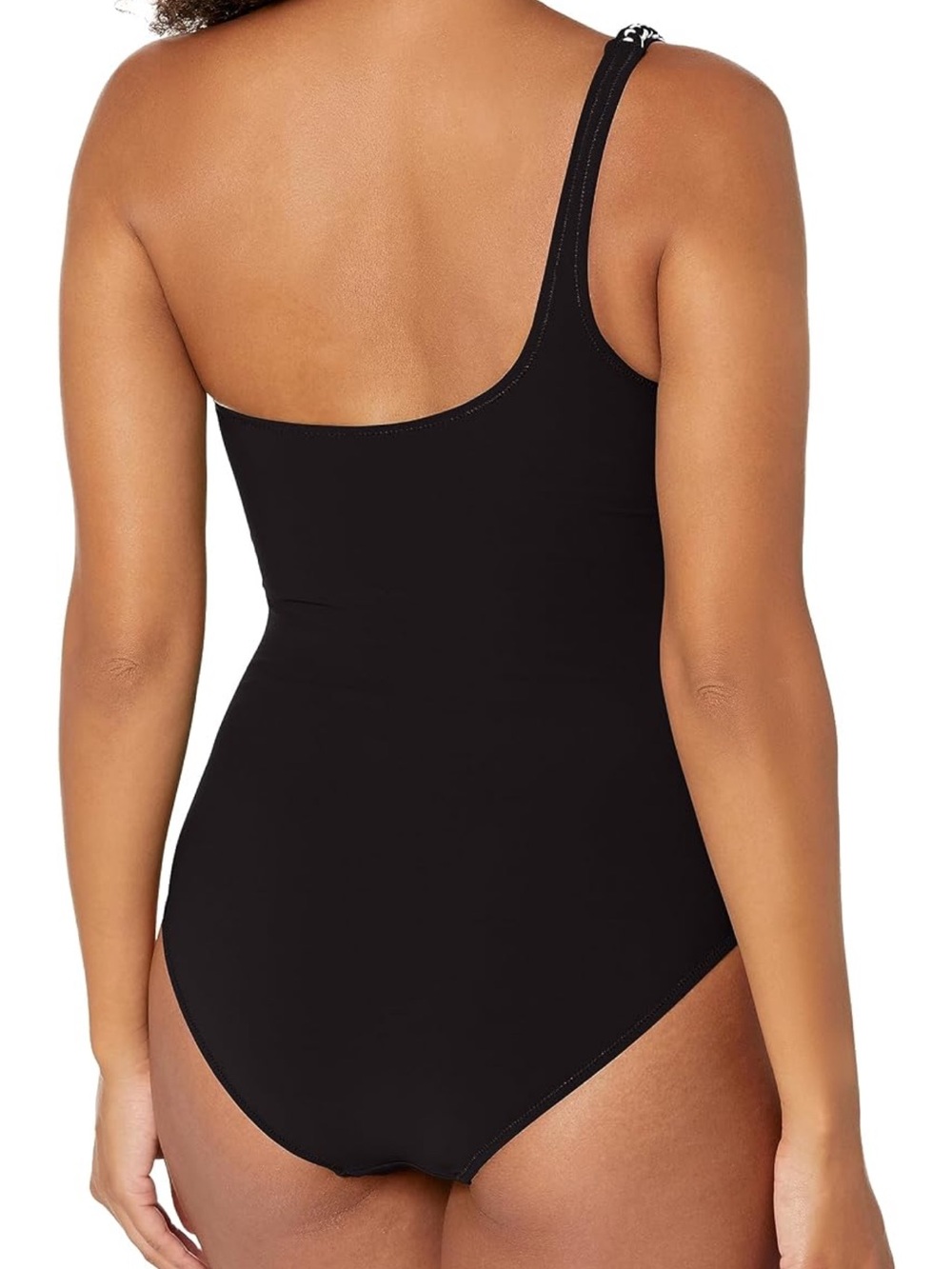 ⭐️NWT⭐️Profile Gottex Blk One Shoulder Women’s Swim Suit with Braided Trim - Picture 4 of 8